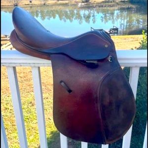 17.5” Collegiate Medium Tree All Purpose English Saddle
